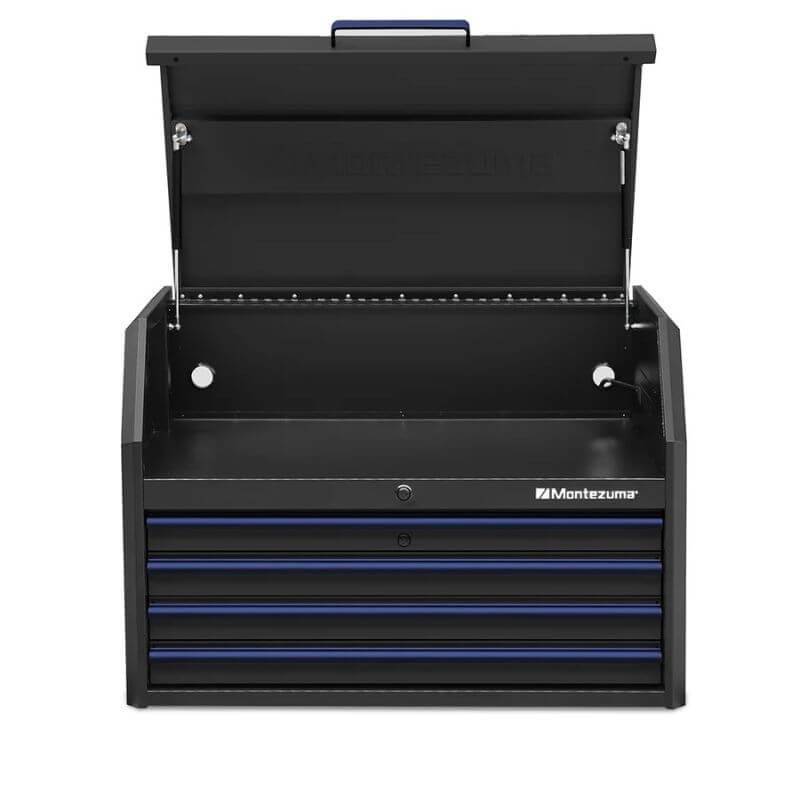 36 montezuma tool box top chest lid open storage