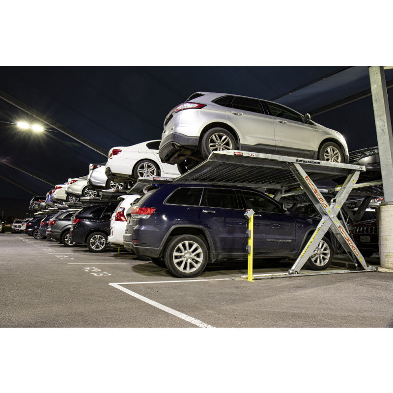 bendpak autostacker a6s opt1 car parking lift platform standard width doubling parking bays in an airport