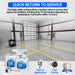 Quick return to service graphic for ArmorPoxy polyaspartic coating showing a warehouse floor, 10 to 20 minute working time and foot traffic within 12 hours