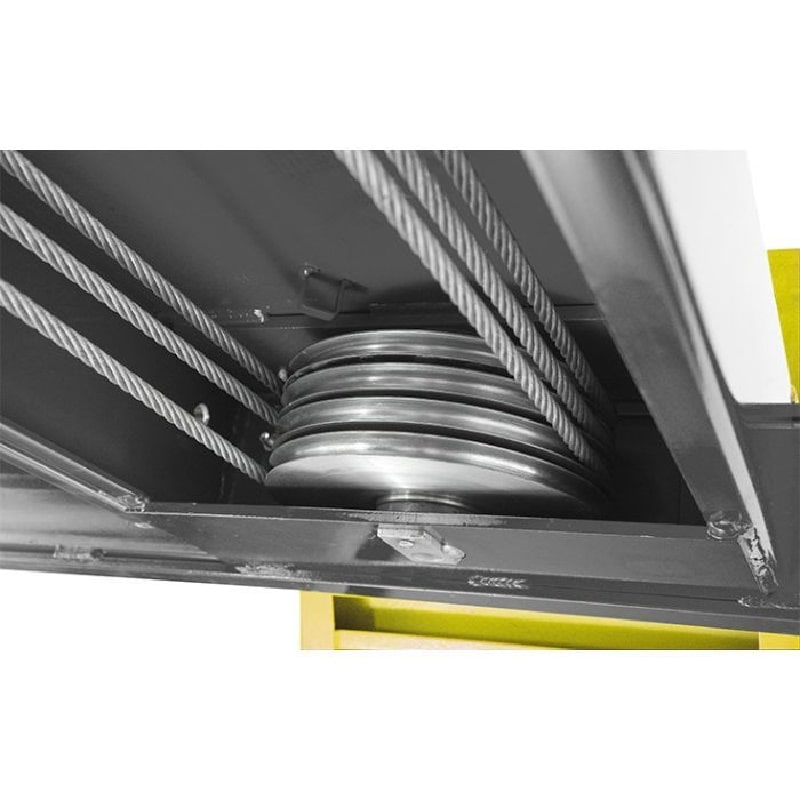 BendPak HDS 18 heavy duty four post lift cable sheaves