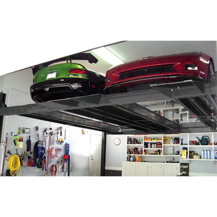 BendPak HD-9SW Dual-Platform 4-Post Car Lift 9000lb Capacity Lifestyle Home Garage Room For Activities