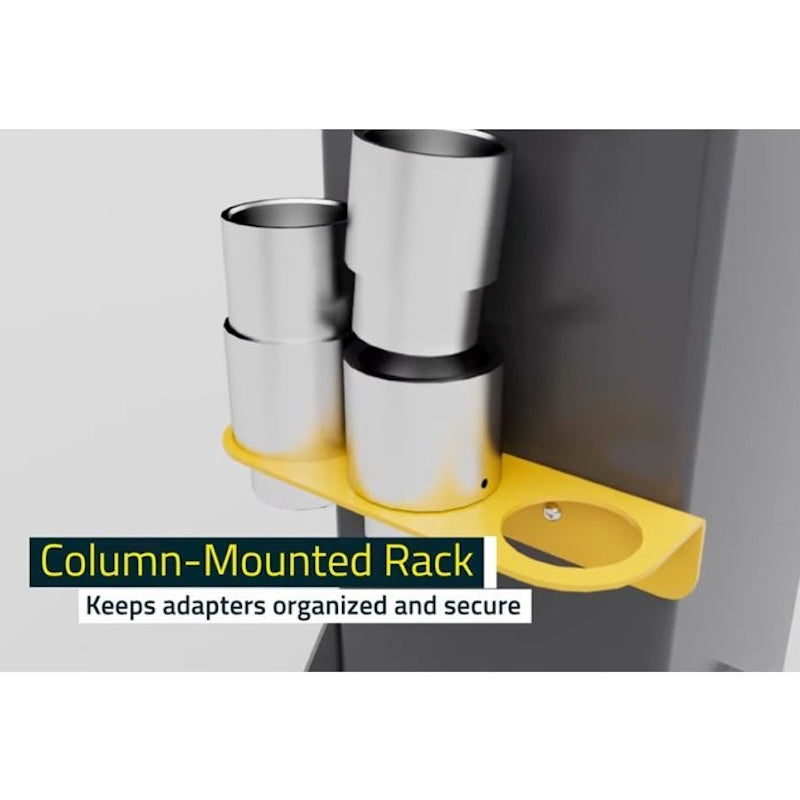 10AP 168 2 Post 10000 Lift Column Mounted Rack For Adapter Storage