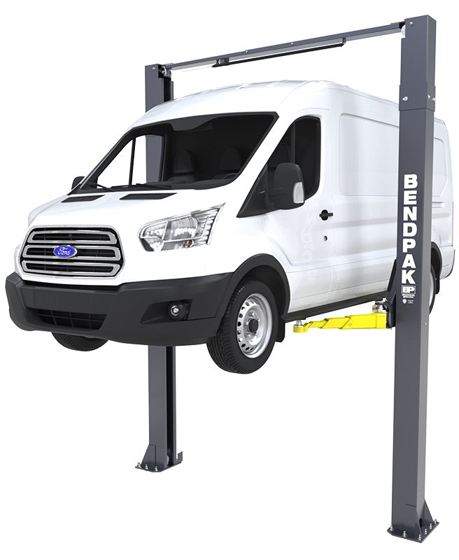 BendPak 10APX-181 181" Clearance 2 Post Car Lift Hoisting A Sprinter Van