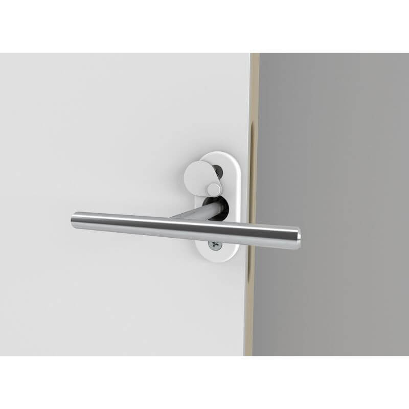 DWF60 Door closeup lock handle