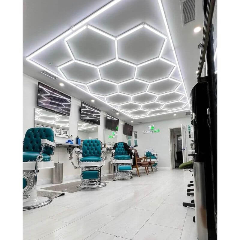 Dimmable HexGlow Ceiling Lights