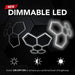 Dimmable HexGlow Lights LED
