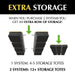 EZ Garage Storage E-Z Glide Tote Slide Overhead Storage System Extra Space Hack