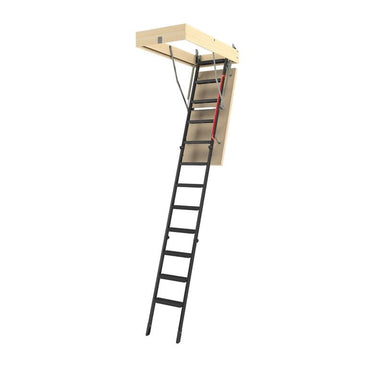 Fakro LME Insulated Metal Folding Attic Ladder main image side view