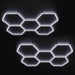 HexGlow 2 Pack Hexagon LED Ceiling Lights Modular 5 Grid Bundle
