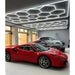 HexGlow Hexagon Garage Lights Multi Car Showroom Series