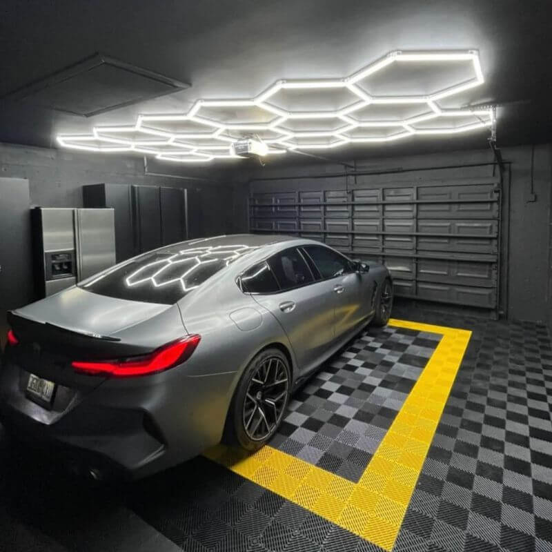 HexGlow Hexagon Garage Lights Standard 14 Hex Kit