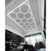 HexGlow Hexagon LED Ceiling Light for Retail Commercial
