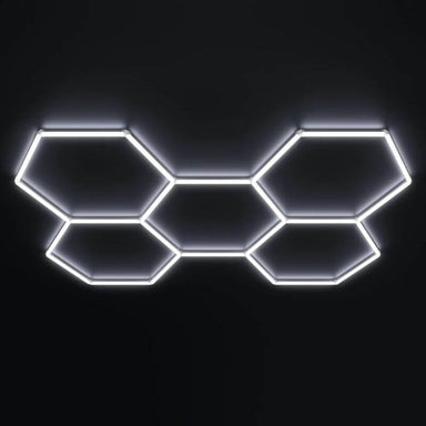 HexGlow Hexagon LED-Ceiling Light Modular 5 Grid System