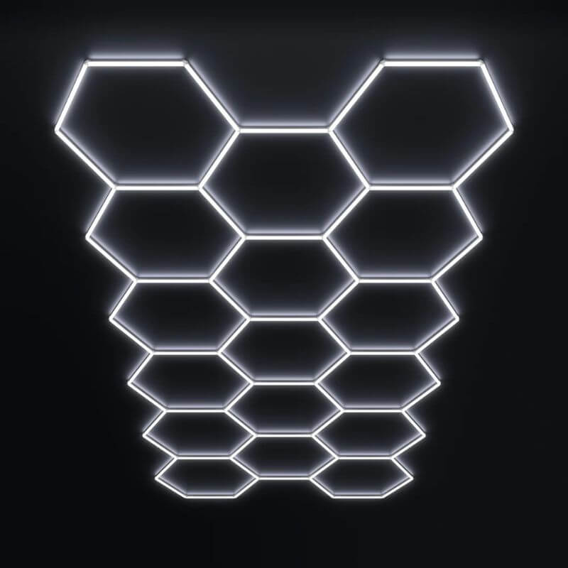 HexGlow Hexagon LED Lights Large 17 Ceiling Light Panel