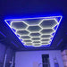 HexGlow Hexagon Light Panel Standard Blue Glow Border Edition