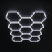 HexGlow Large Hexagon LED Ceiling Light Panel 6500K Cool White