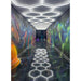 HexGlow Large Hexagon LED Hallway Lighting Ultra Bright Geometric Ceiling Light Kit