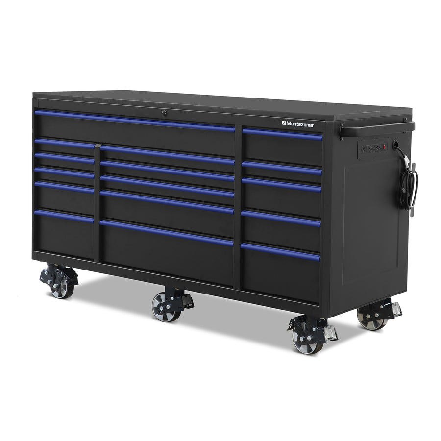 Montezuma Storage 72 IN. X 30 IN. 26-Rolling Tool Cabinet Bottom