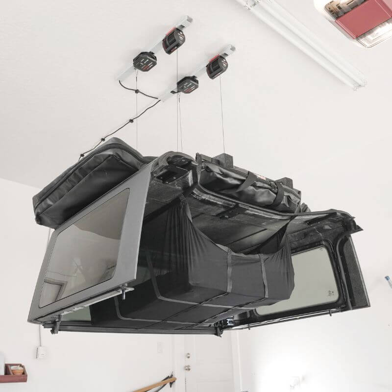 My Lifter Jeep SmarterHome Hard Top Lift Storage