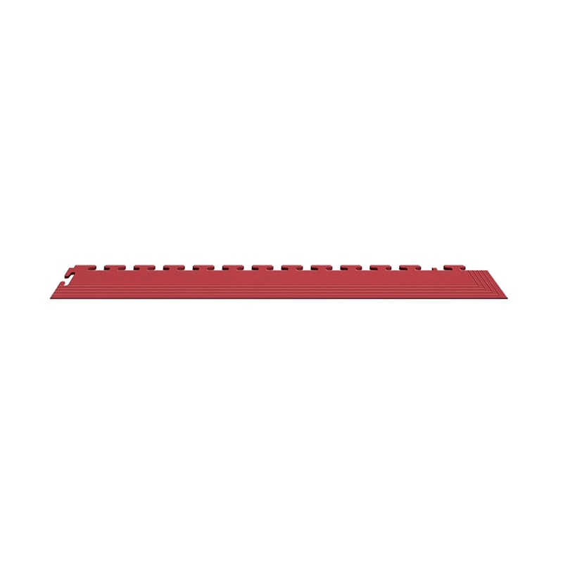 Perfection Floor Tile 5mm Commercial Interlocking Floor Corner In Red