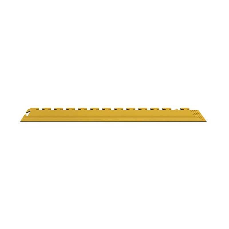 Perfection Floor Tile 5mm Commercial Interlocking Floor Corner In Yellow