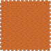 Perfection Floor Tile 5mm Interlocking Diamond Plate Floor In Orange