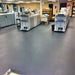 PerfectionFloorTile 5mm Coin Pattern Interlocking Floor Gray In Printer Shop