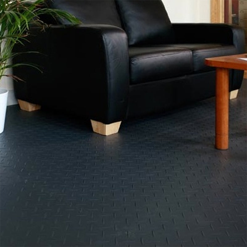 Perfection Floor Tile 5mm Interlocking Diamond Plate Floor