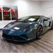 RaceDeck Floor Smoked Oak Garage Tile lambo on smoked oak