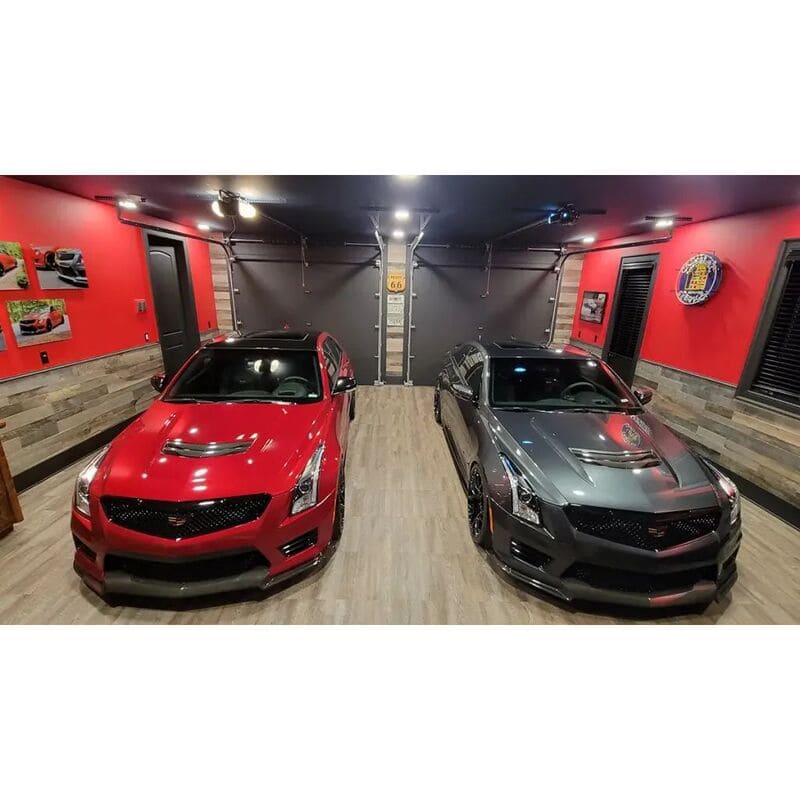 RaceDeck Smoked Oak  Garage Floor Tiles Plus Garage