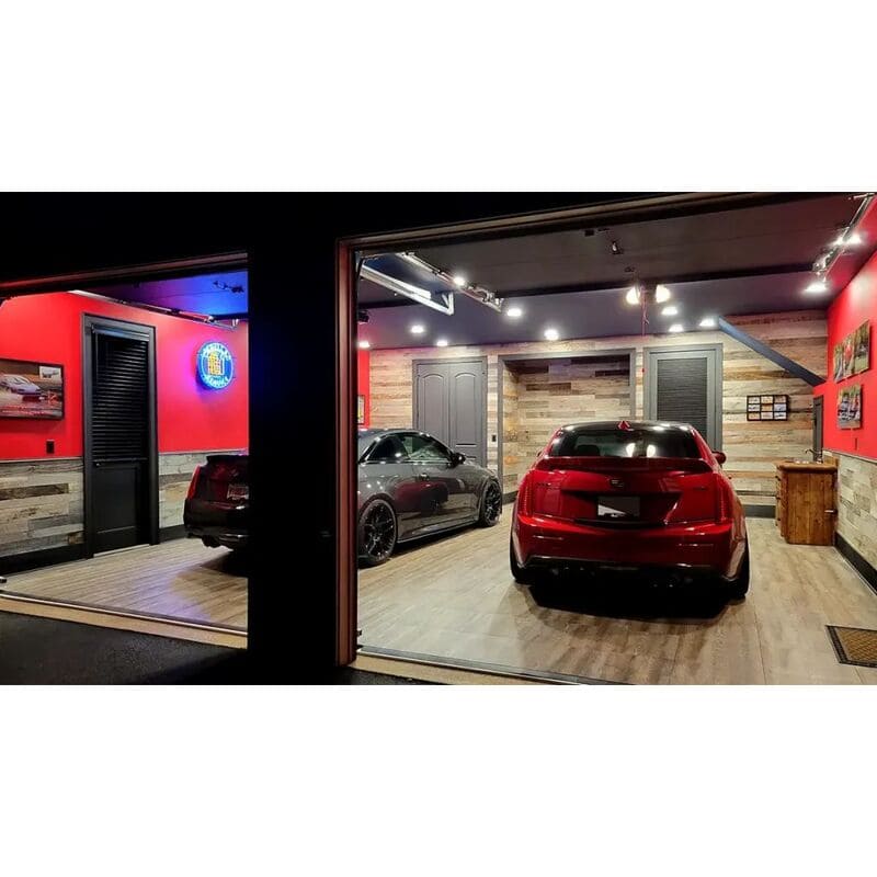 RaceDeck Smoked Oak Garage Floor Tiles XL Garage