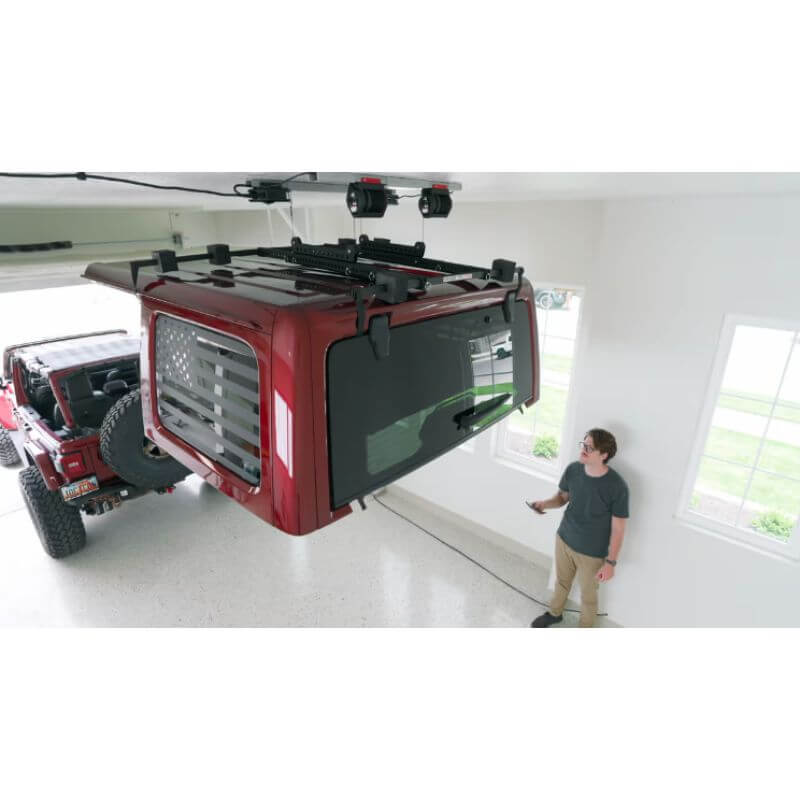 SmarterHome HardTop Lift My Lifter Jeep Garage Smart