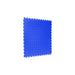 Royal Blue SupraTile coin pattern PVC garage floor tile with T-Joint interlocking edges