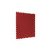 Terracotta SupraTile coin pattern PVC garage floor tile with T-Joint interlocking edges
