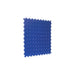 Royal Blue SupraTile diamond plate PVC garage floor tile with dovetail interlocking edges