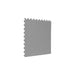 Light Gray SupraTile slate pattern PVC garage floor tile with hidden dovetail interlocking edges