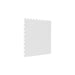 White SupraTile slate pattern PVC garage floor tile with hidden dovetail interlocking edges