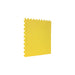 Yellow SupraTile slate pattern PVC garage floor tile with hidden dovetail interlocking edges