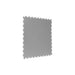 Light Gray SupraTile textured PVC garage floor tile with dovetail interlocking edges