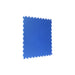Royal Blue SupraTile textured PVC garage floor tile with dovetail interlocking edges
