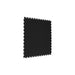 Black SupraTile textured PVC garage floor tile with T-Joint interlocking edges