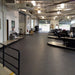 All Black Leather Finish Floor Tiles In Dealership By SupraTile