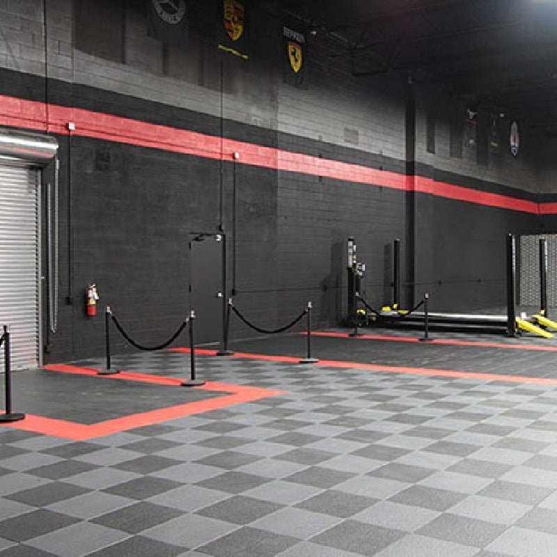 Garage Pattern Police Garage Floor Design Amazon.com: Boss Detail Interlocking Soft