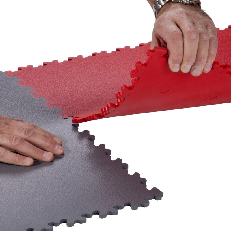 Flexible PVC Garage Floor Tile With Easy Connecting Dovetail Edges