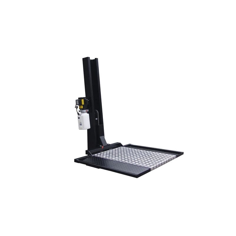 Tuxedo SC 2K Single Platform Storage Lift right angle view
