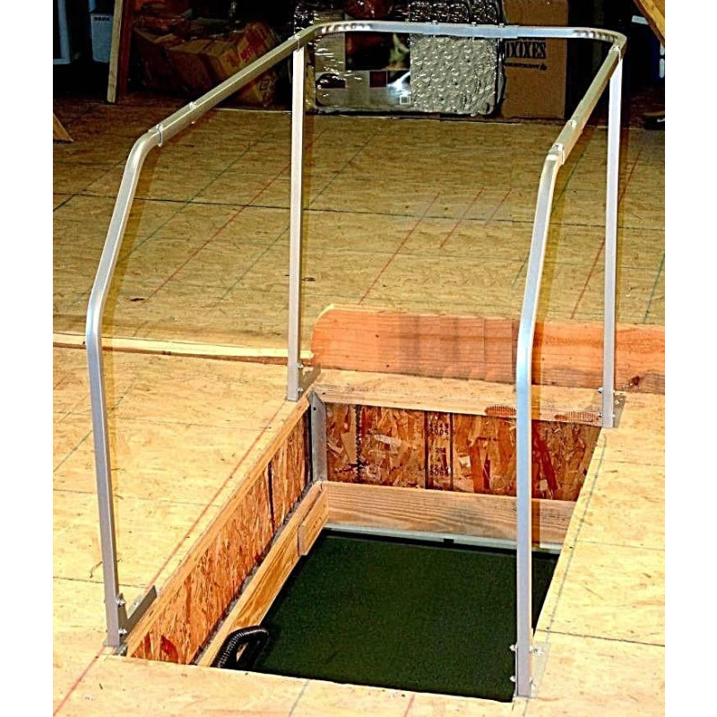 Versa Rail Model 60 Attic Ladder Safety Railing — Open Door Garage