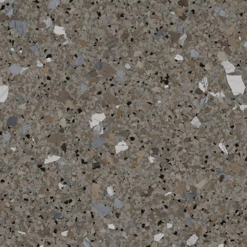 ArmorPoxy ArmorClad Full Broadcast Stone Collection epoxy floor kit in Mudstone