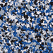 ArmorPoxy ArmorClad Full Broadcast epoxy floor kit in Orbit flake blend close up