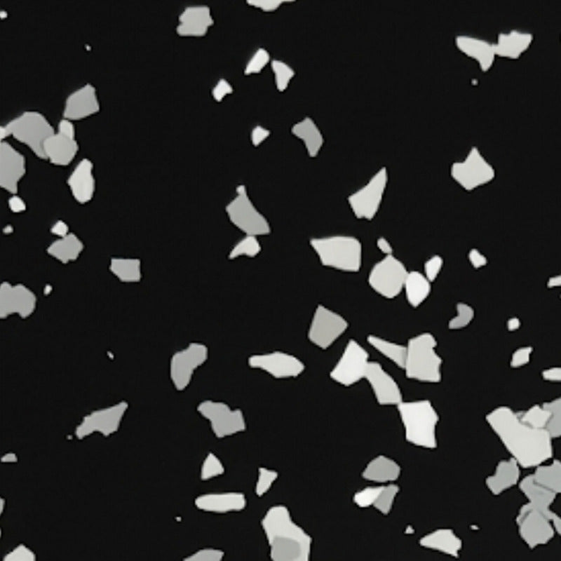 ArmorPoxy ArmorClad Medium Broadcast epoxy floor kit in Black Lux with Flakes