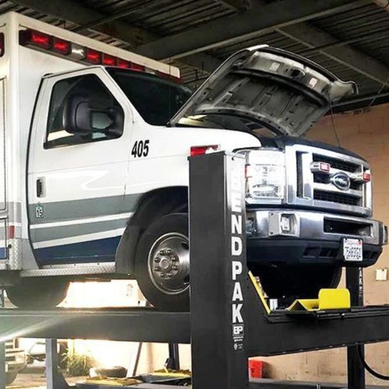 bendpak hd 14t four post lift heavy duty large trucks